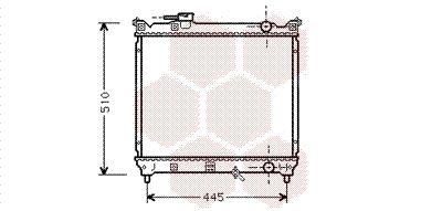 VAN WEZEL Radiators, Motora dzesēšanas sistēma 52002033